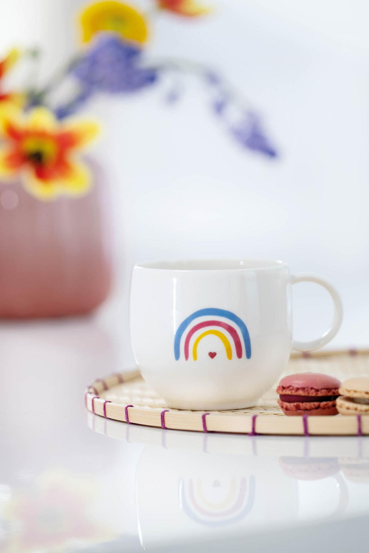 HENKELBECHER BE HAPPY With Love bunt 290 ml 6er Set - Multicolor, Keramik (0.29L) - Villeroy & Boch