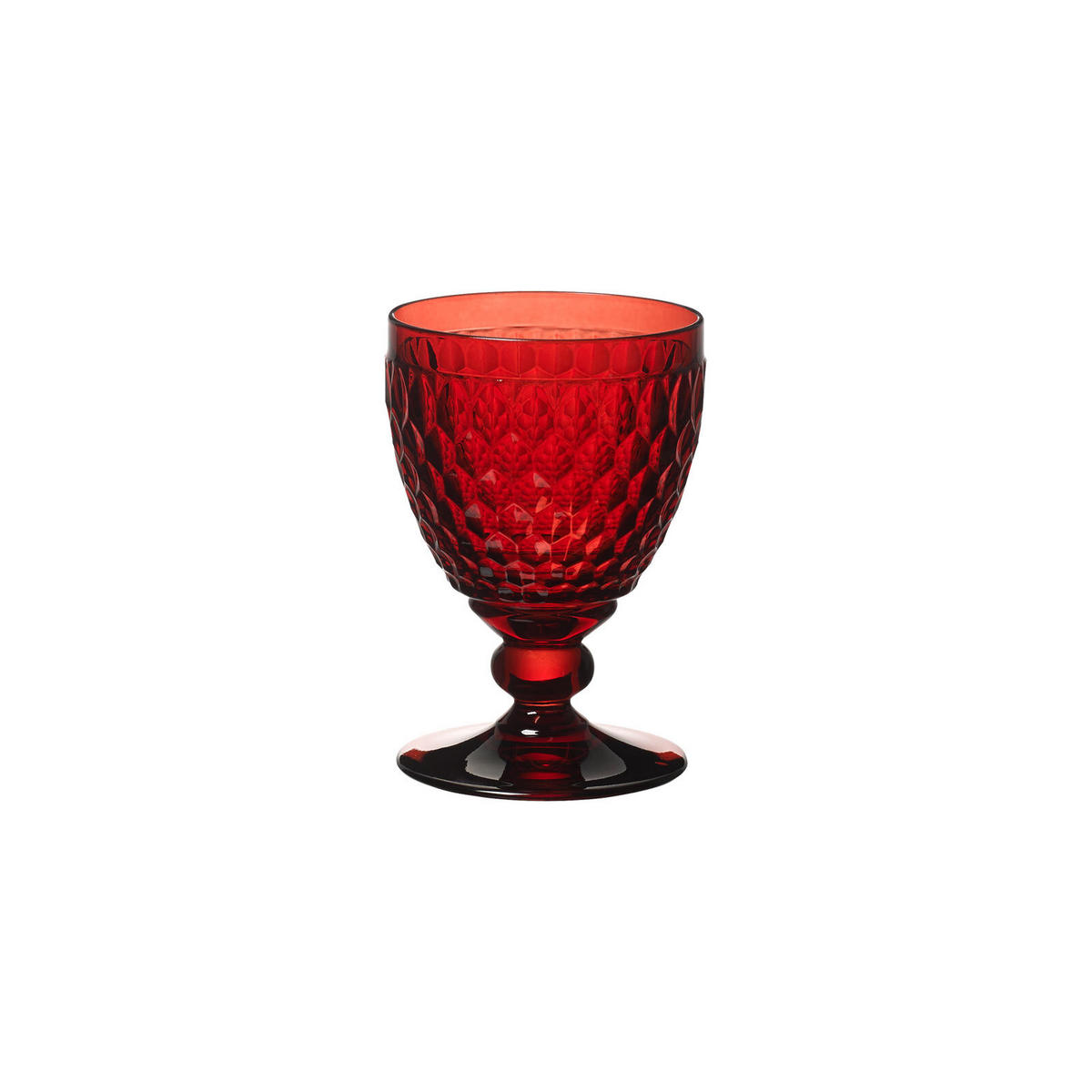 WEIN- & LONGDRINKGLÄSER Boston Coloured rot 12er Set - Rot, Glas - Villeroy & Boch