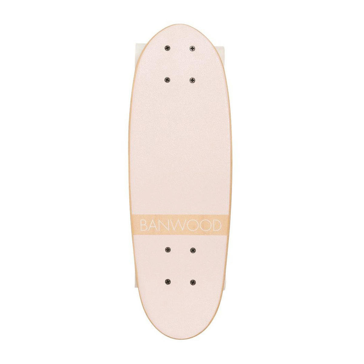 SKATEBOARD aus Holz für Kinder, ab 3 Jahren, Rosa - Pink, Holz (17.5/54cm) - Banwood