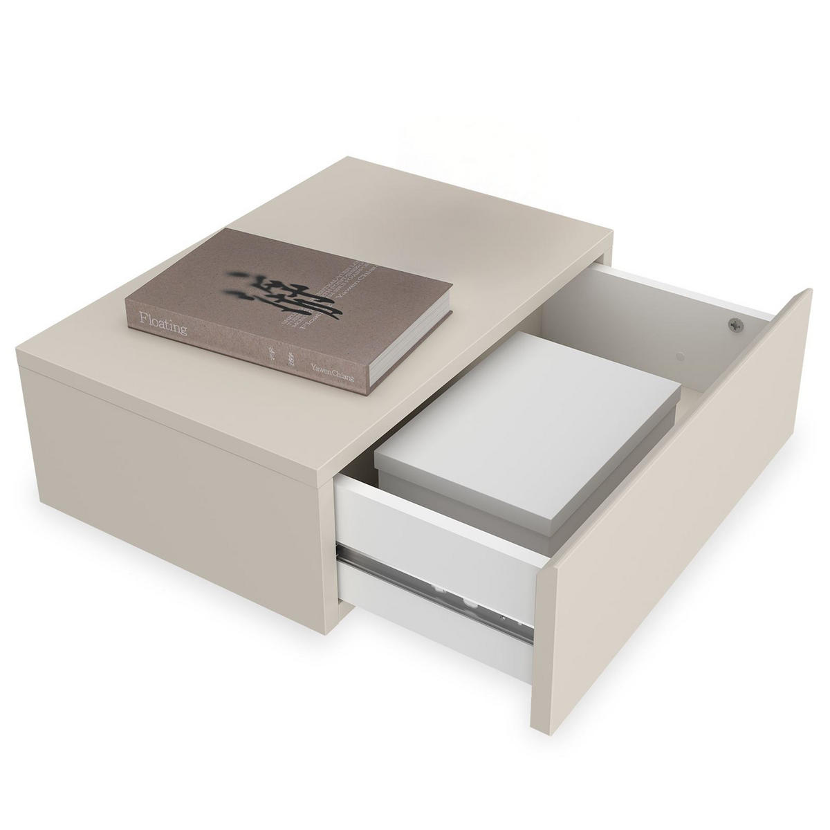 HÄNGENDER NACHTTISCH ANNE Kaschmir - Kaschmir, Holzwerkstoff (42/14/30cm) - CARO-Möbel