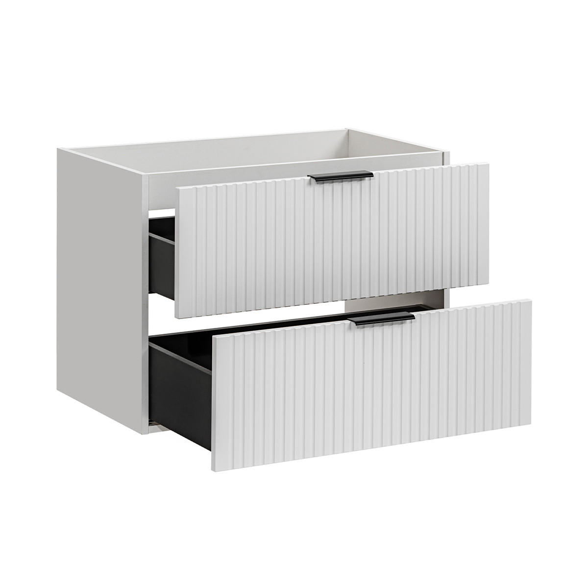 WASCHTISCHUNTERSCHRANK 80.4cm Adriel Weiß - Weiß, Holzwerkstoff (80.4/57/46cm) - Petits-meubles