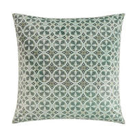 DEKO-KISSENBEZUG aus Velvet Joan 60/60 cm - Blau/Grün, Textil (60/60cm) - Douceur d´intérieur