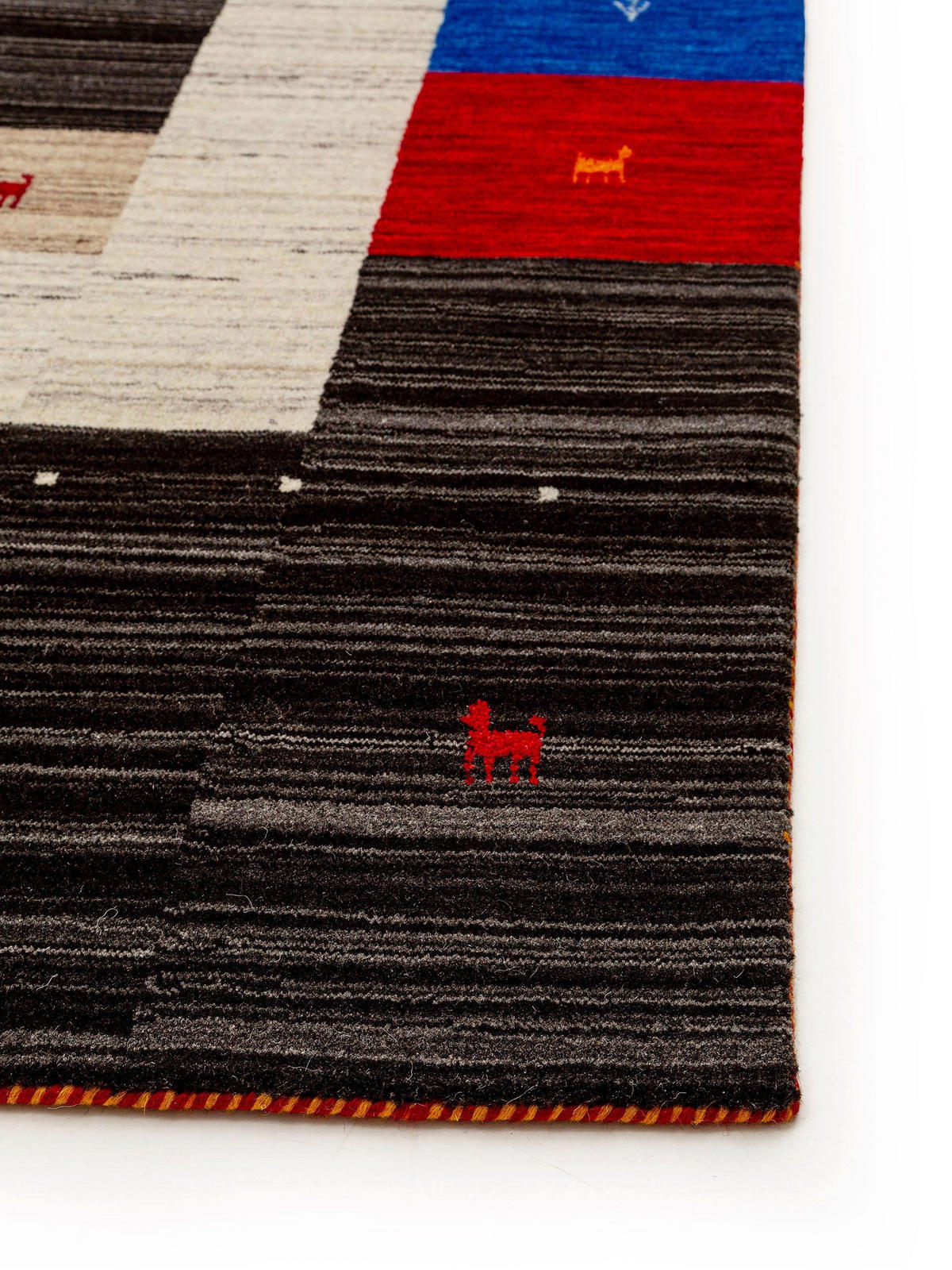 WOLLTEPPICH Jamal Multicolor 120x170 cm - Multicolor, Textil (120/170cm) - benuta Nest