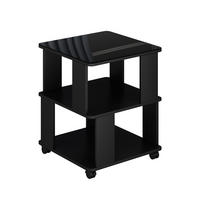 COUCHTISCH Velito Schwarz 50 x 50 cm - Schwarz, Holzwerkstoff (50/50/60.5cm) - Vicco