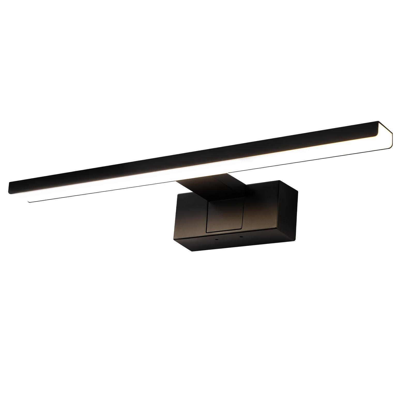 SPIEGELLEUCHTE Oberhausen 60/5.1/12.8 cm - Schwarz, Metall (60/5.1/12.8cm) - Nettlife