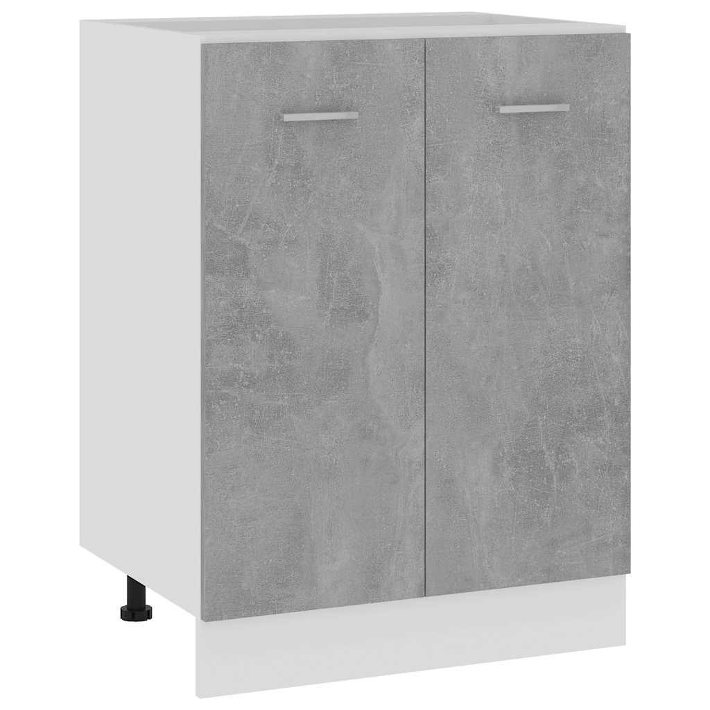 vidaXL Unterschrank Hellgrau 60x46x46 cm