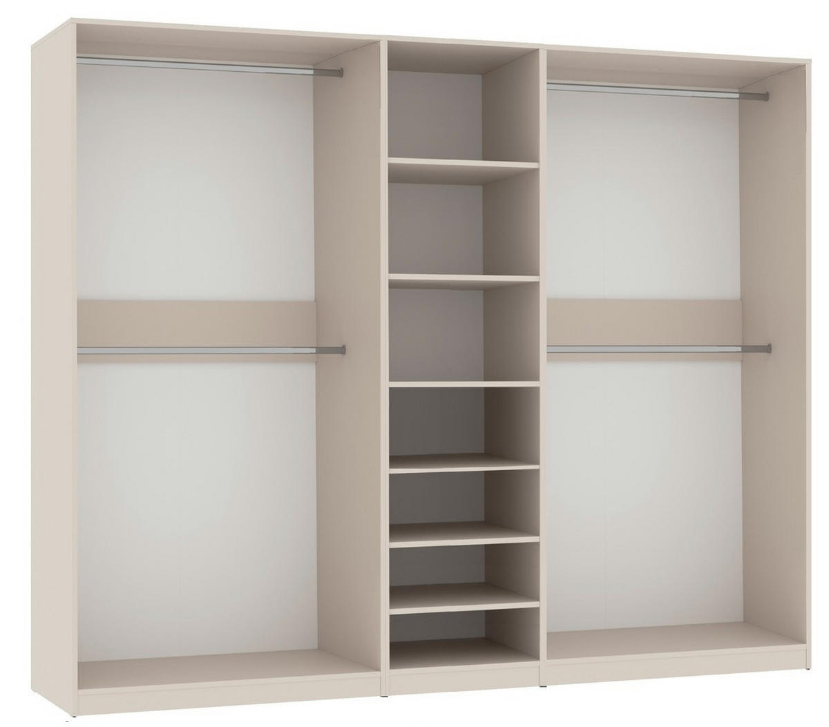 KLEIDERSCHRANK OFFEN TRES Y/C CASHMERE 150-151/206/51 cm - Kaschmir, Holzwerkstoff (250/206/51cm) - Marmex Möbel
