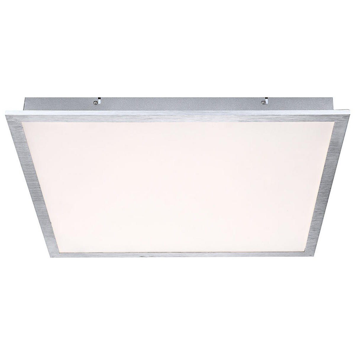 LED DECKENLEUCHTE Acryl Silber quadratisch - Silberfarben, Metall (60/60/6cm) - Globo Lighting
