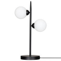 TISCHLAMPE Punto - Schwarz/Weiß, Metall (31.5/31.5/55cm) - By Rydens