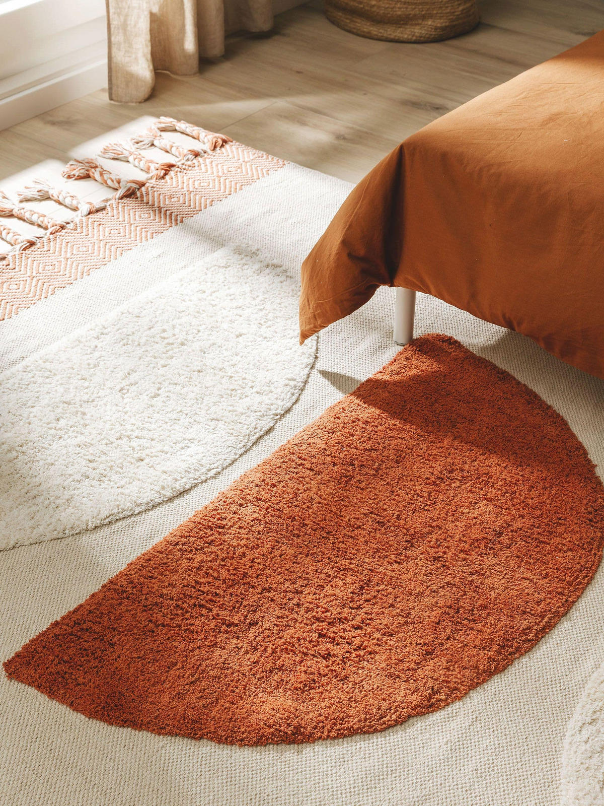 BAUMWOLLTEPPICH Gibson Orange 200x300 cm - Orange, Textil (200/300cm) - benuta Pop