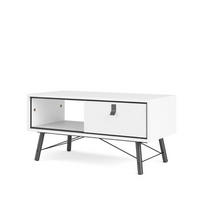 COUCHTISCH Rye Weiß 102/48/50 cm - Weiß, Holzwerkstoff (48/102/50cm) - ebuy24