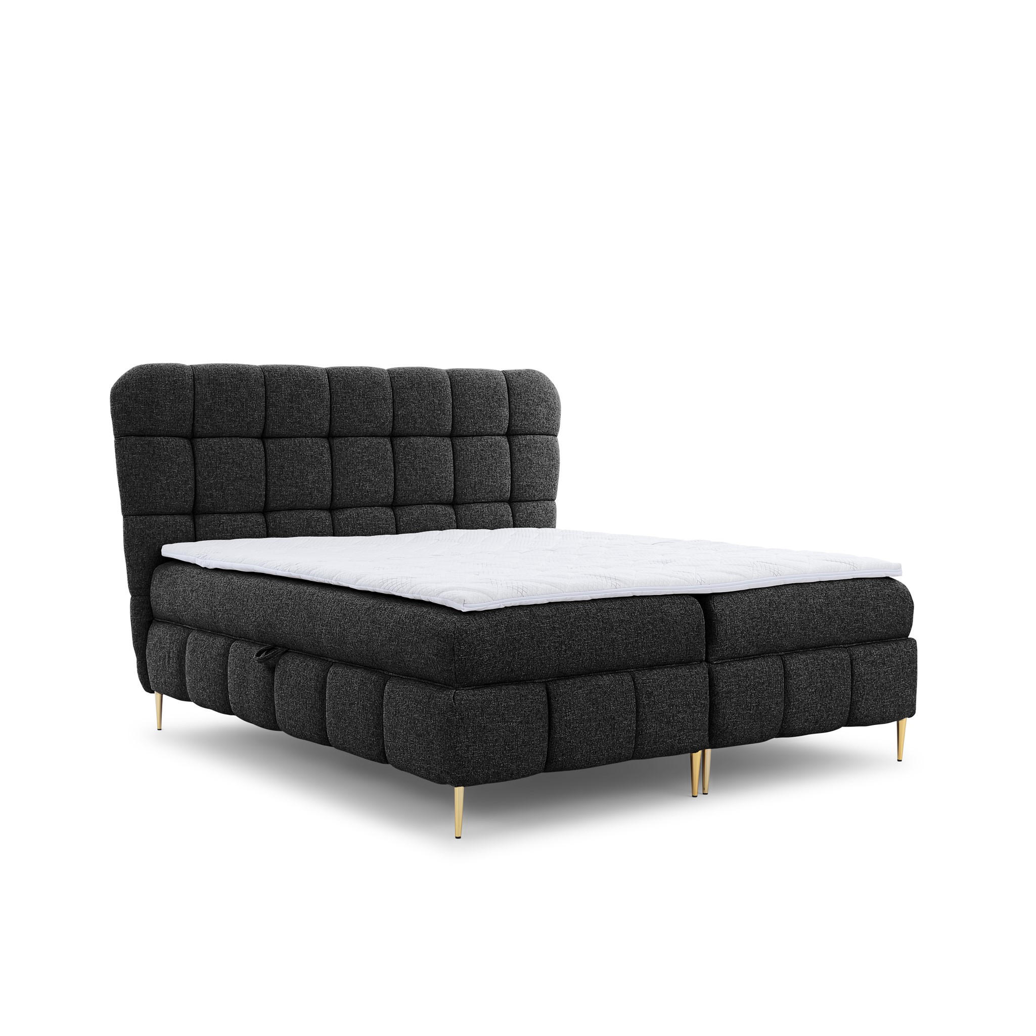 Fun Möbel Boxbett Schwarz 160x200 cm