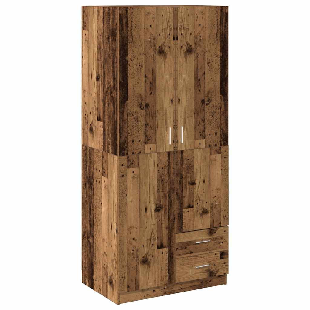 vidaXL Kleiderschrank Braun 80x180x52 cm