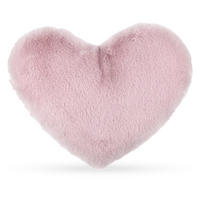 HERZKISSEN Plüschig Altrosa - Altrosa, Textil (30/40cm)
