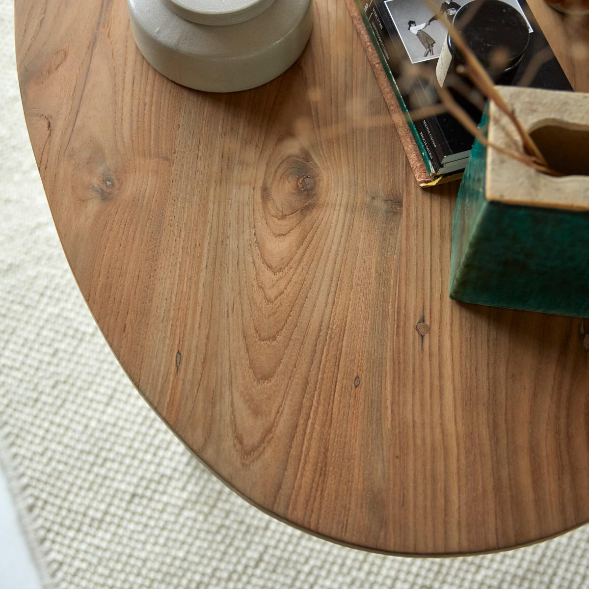 SCHREIBTISCH Elena Natur aus Teak - Naturfarben, Holz (80/140/78cm) - Tikamoon