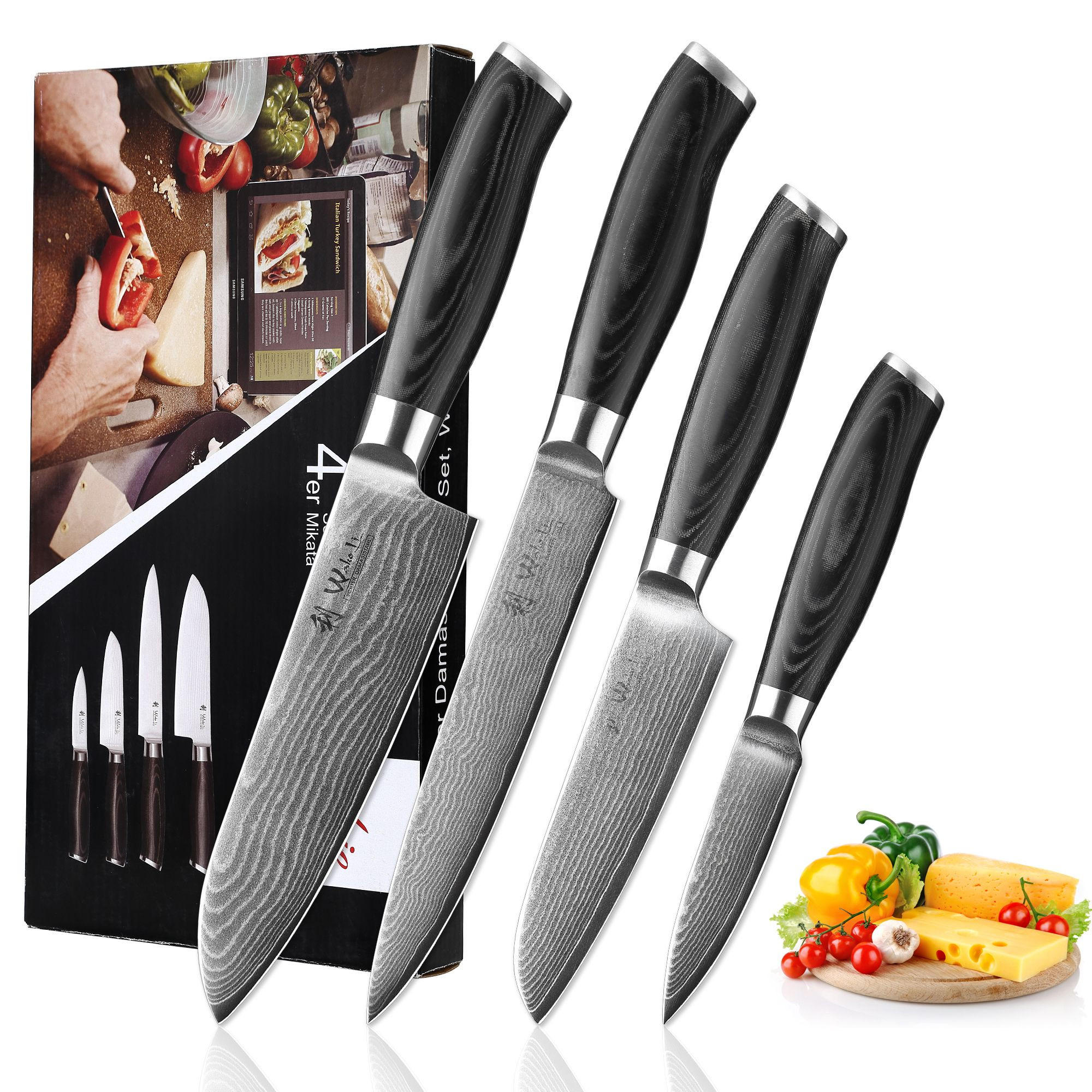 Wakoli Messerset Schwarz