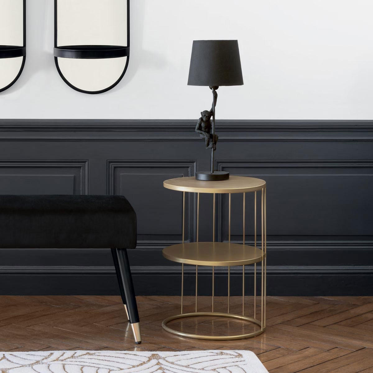 Atmosphera Createur d´interieur Beistelltisch Gold 36x52x36 cm