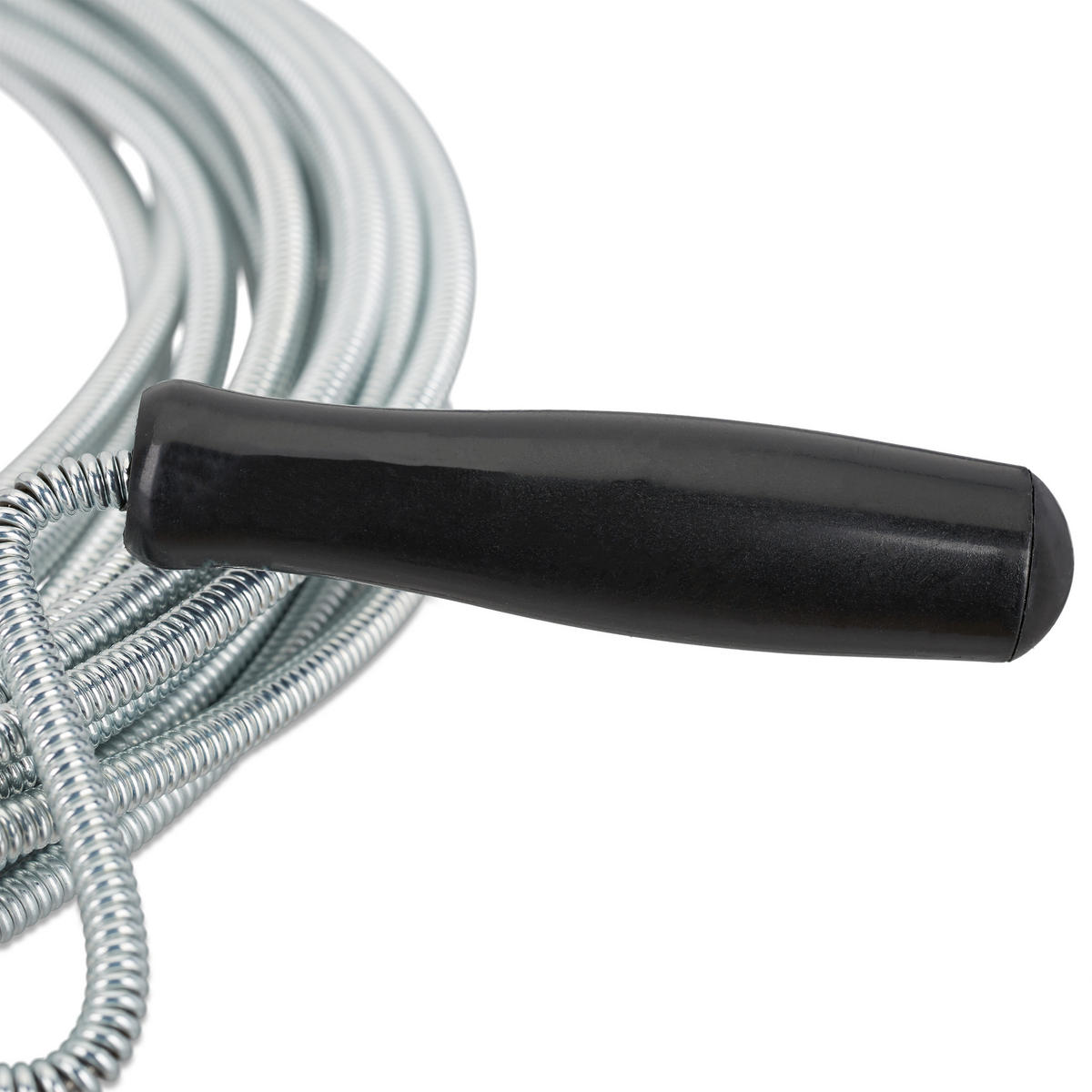 ROHRREINIGUNGSSPIRALE - Silberfarben, Kunststoff/Metall (1000/6/1.5cm) - Relaxdays
