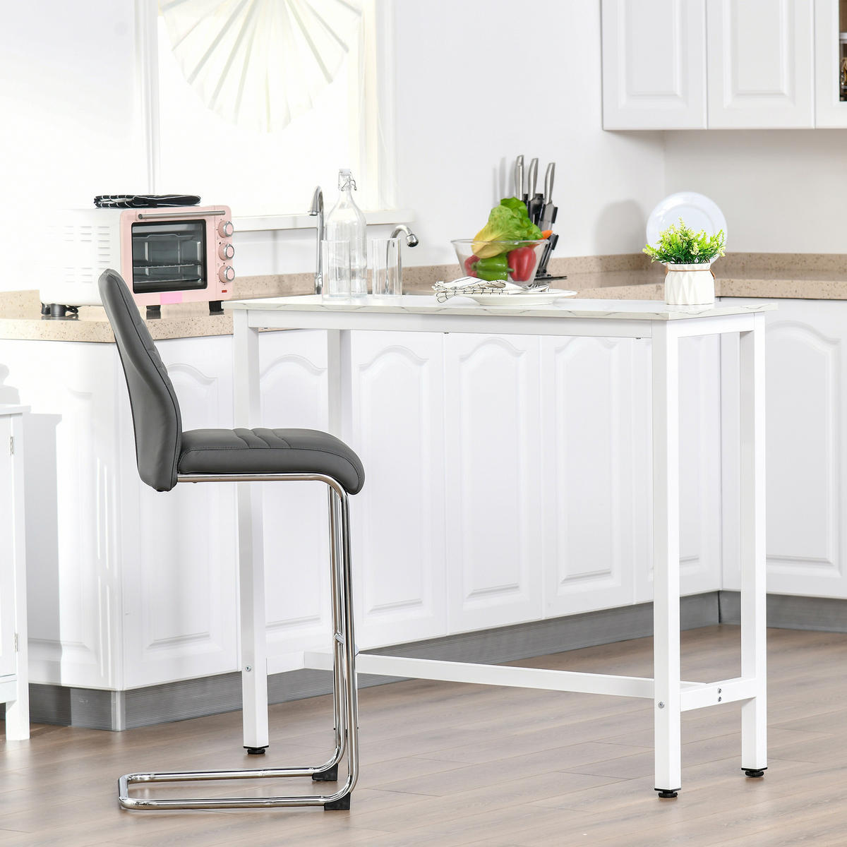 BARTISCH Weiß 1 Stück - Weiß, Kunststoff (120/40/100cm) - GiPP