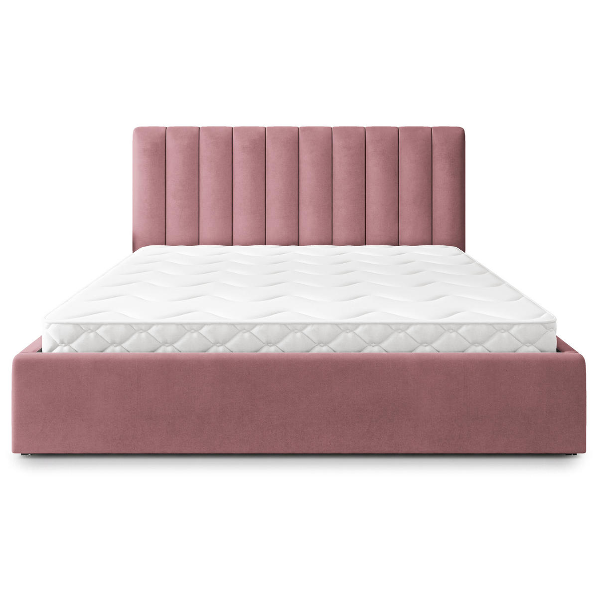 POLSTERBETT DEMERA MGV 180x200 cm mit Bettkästen - Rosa - Rosa, Holz (180/200cm) - MASSENO