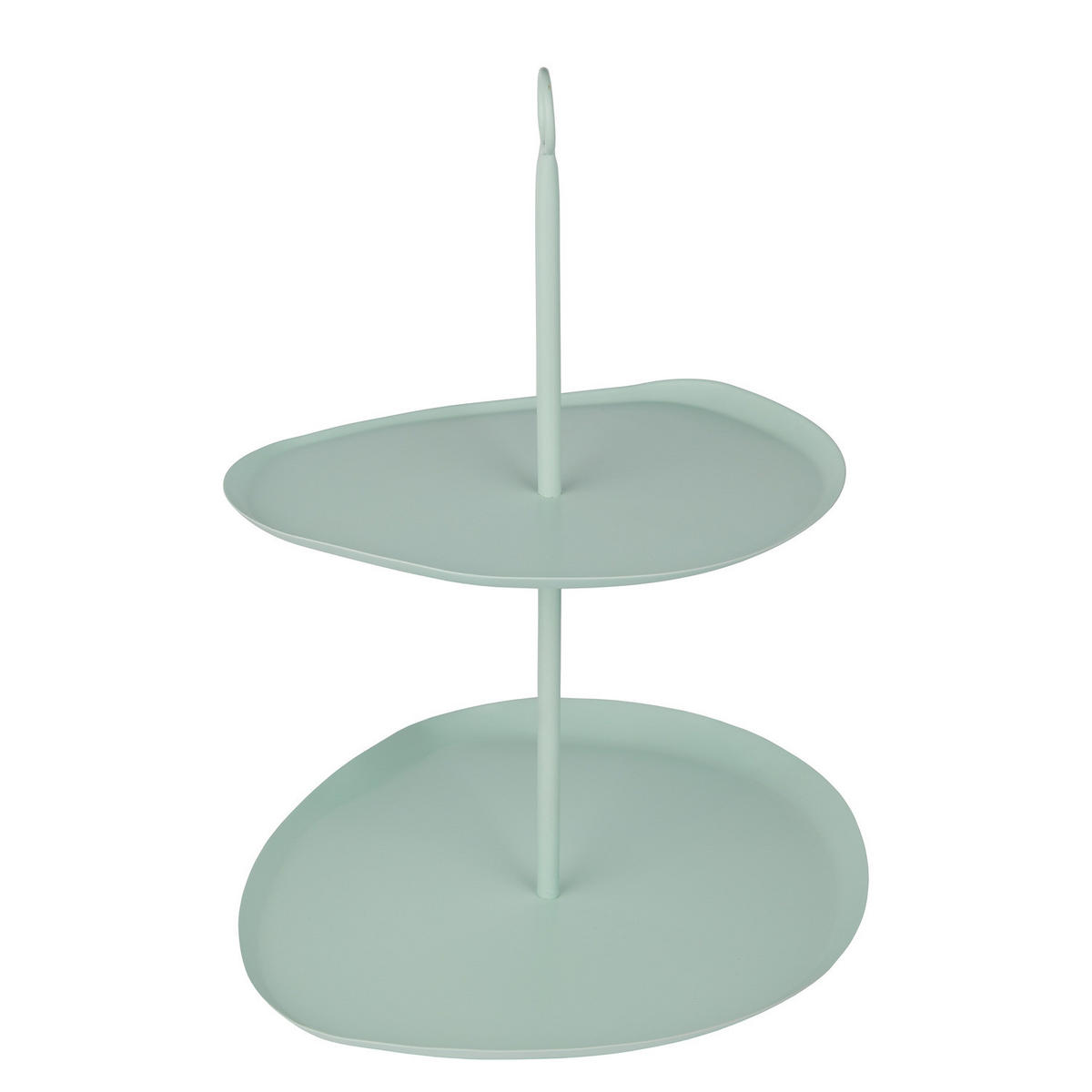 ETAGERE Sideline 2-Stufig - Mintgrün, Metall (28/41cm) - Butlers