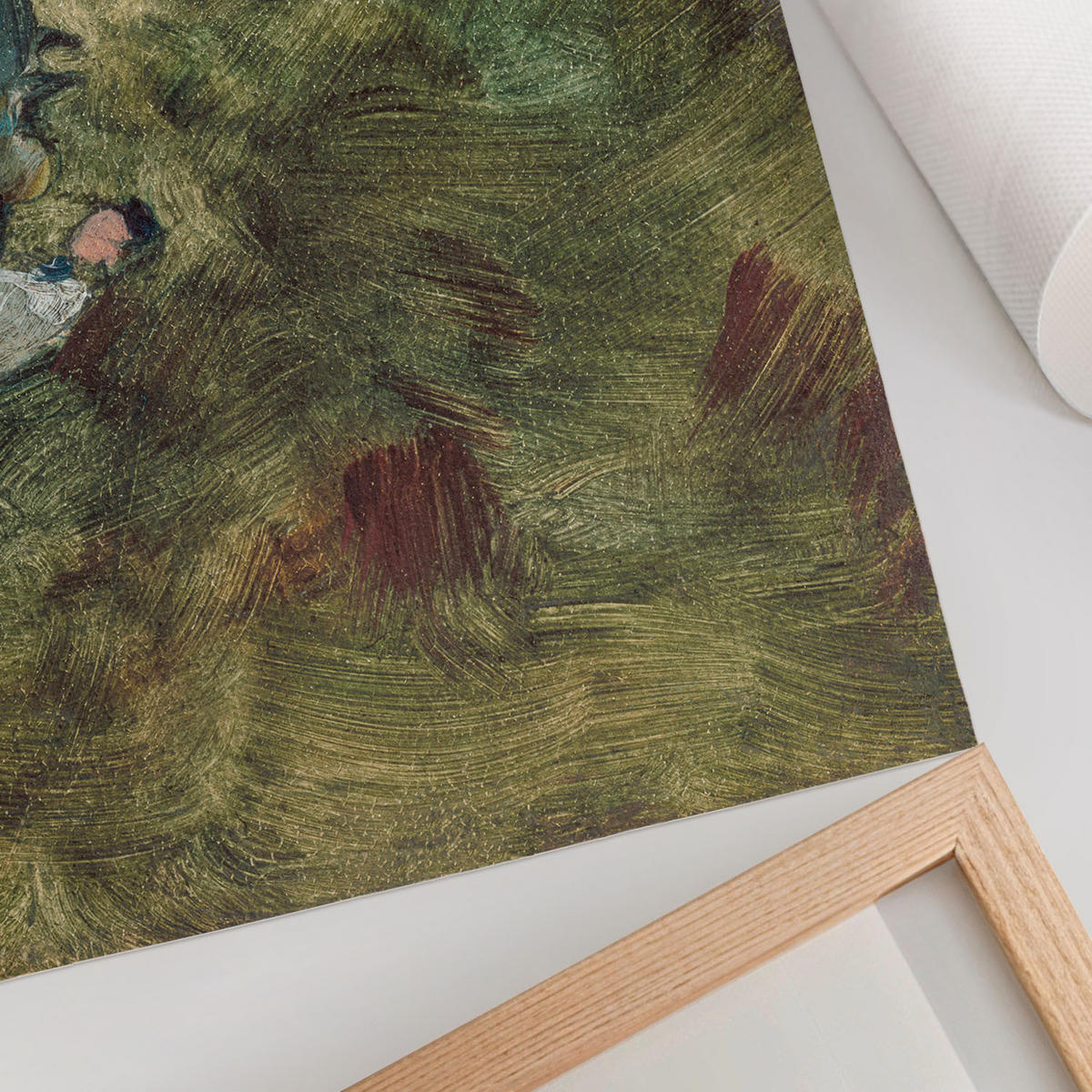 POSTER - 59x42 cm (A2) - Henri de Toulouse-Lautrec - Fangen - Grün, Textil (59.4/42/0.1cm) - TULUP