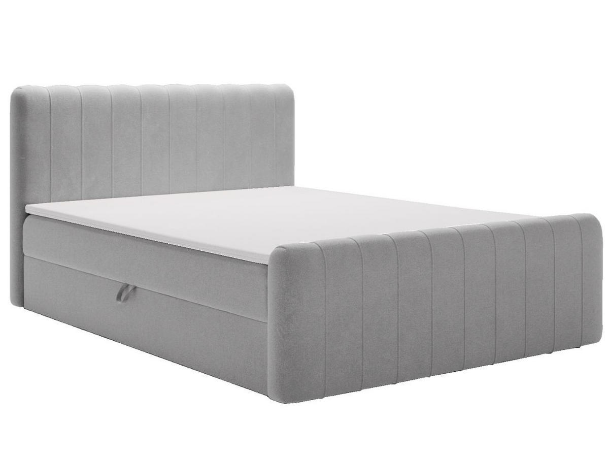 BOXBETT Osteno 180x200 Grau - Grau, Holz/Textil (180/200cm) - Graingold
