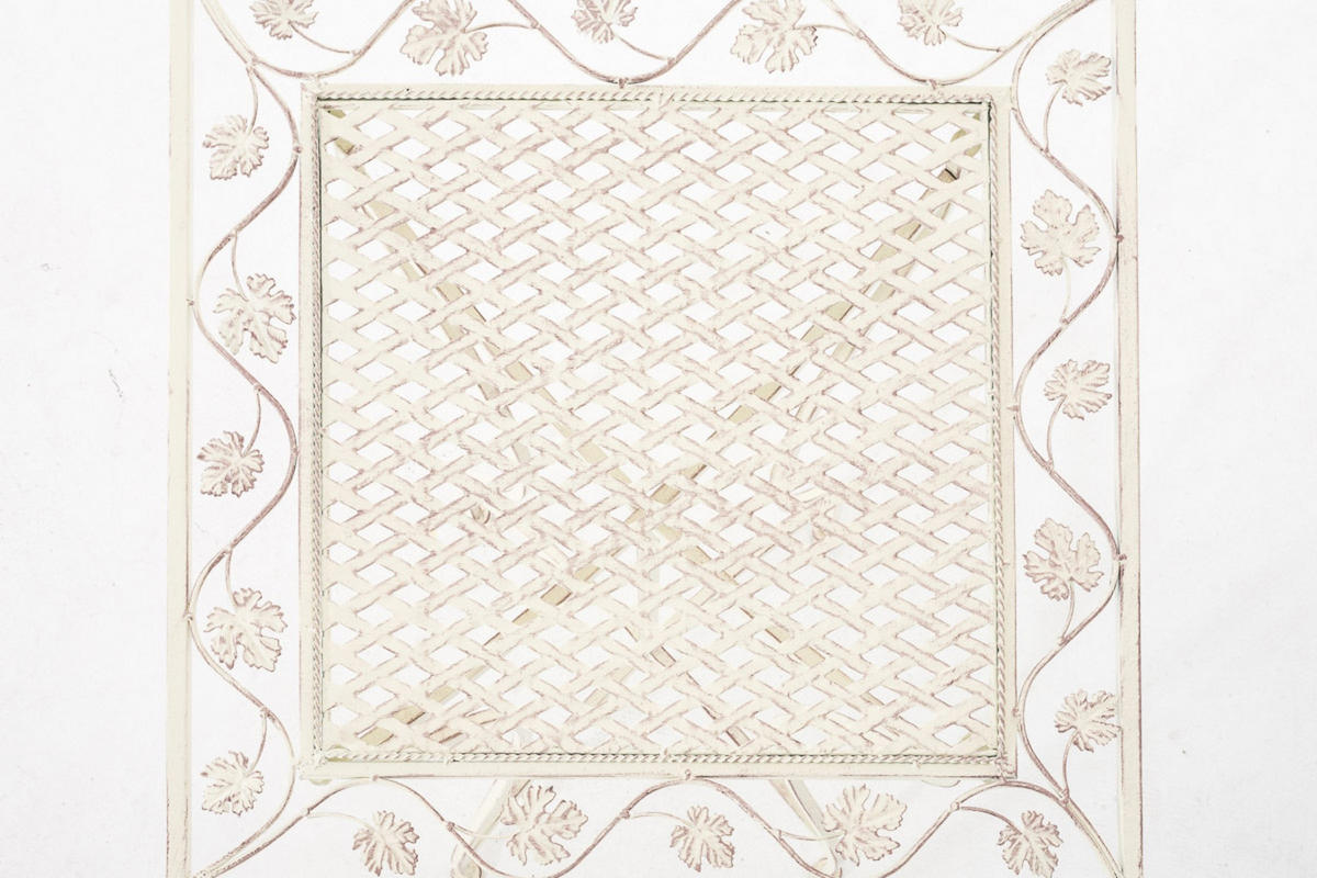 GARTENTISCH Asiri antik-creme - Naturfarben, Metall (72/60/60cm) - TPFGarden