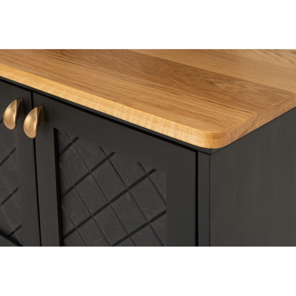 TV-ELEMENT - Schwarz, Holz (200/55/50cm) - MSL wooden furniture