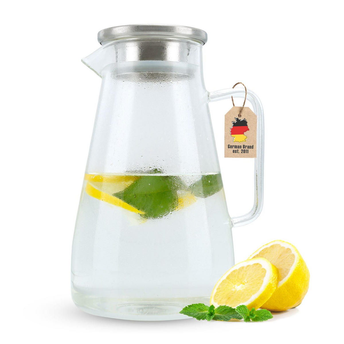 KARAFFE - Transparent, Glas (1.8L) - Intirilife