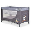 REISEBETT Tommy, 2 Ebenen grau Faltmatratze Seiteneingang Tragetasche Laufstall - Grau, Kunststoff (60/120cm) - Moni