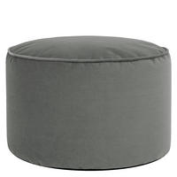SITZPOUF Rund Milano - Grau, Textil (55/35/55cm) - icon