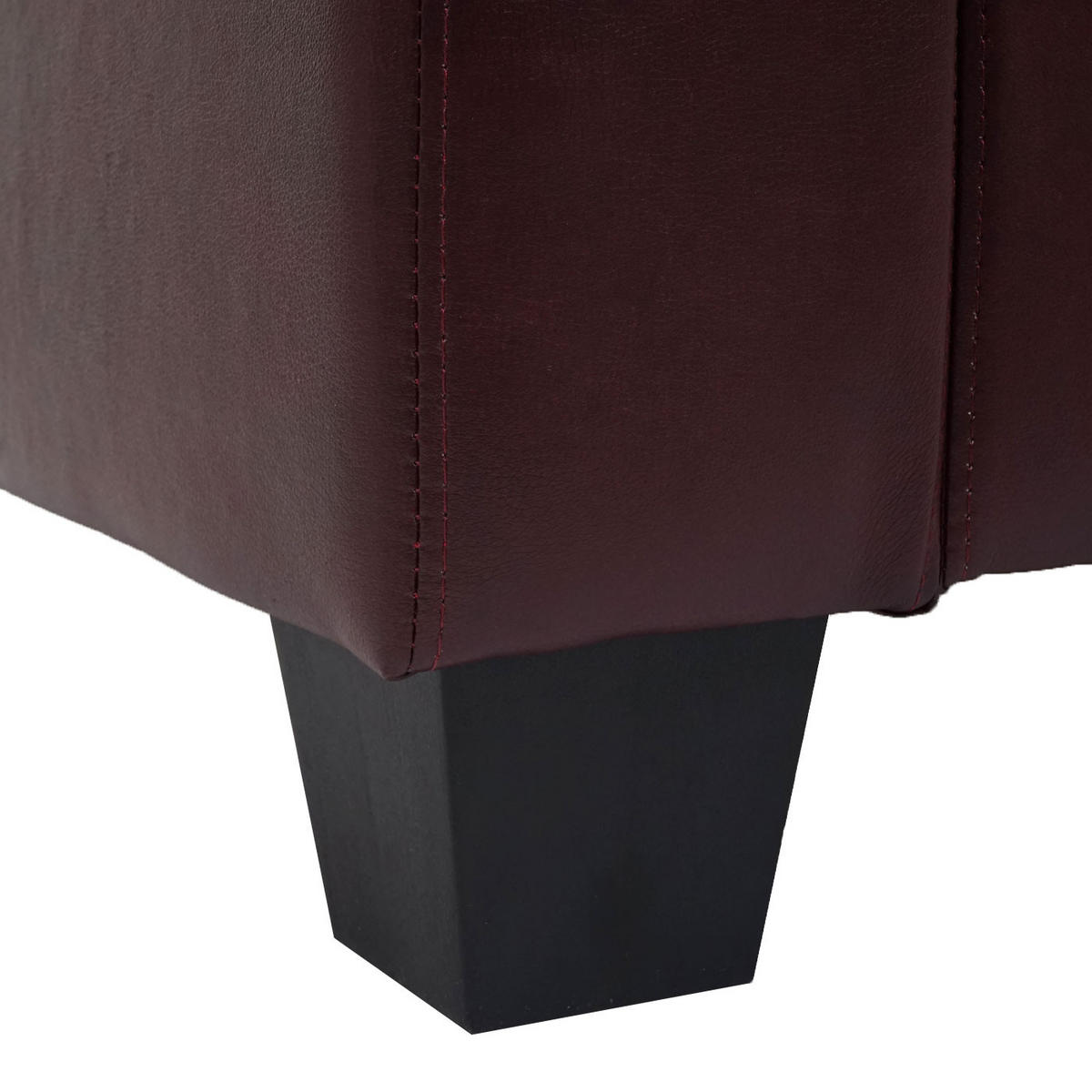 3-SITZER SOFA Rotbraun - Rotbraun, Textil (191/70/75cm) - MCW