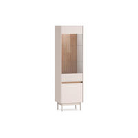 VITRINE DUNEA Beige 55x40x193 cm - Beige, Holzwerkstoff (55/193/40cm) - FURNLUX