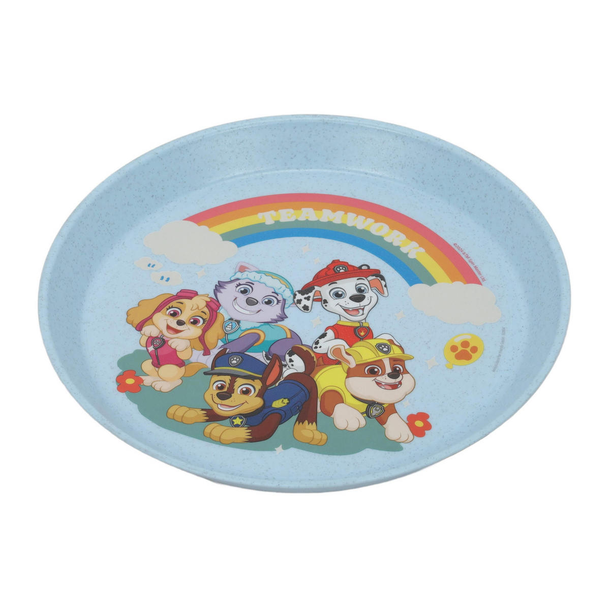 KINDERTELLER Connect Organic sky blue 20,5/20,5/2 cm - Blau, Kunststoff (20.5/2/20.5cm) - KOZIOL