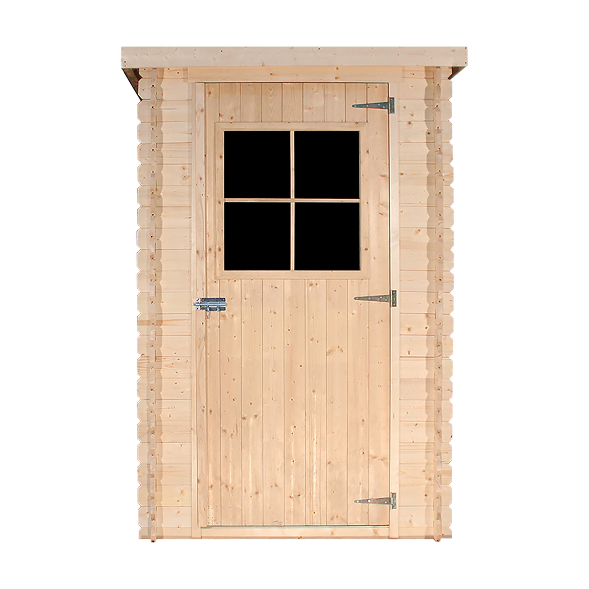 HOLZ-GARTHENHAUS - B144xL239xH198 cm/ 2.63 m2 M306 - Beige, Holz (144/198/239cm) - Timbela