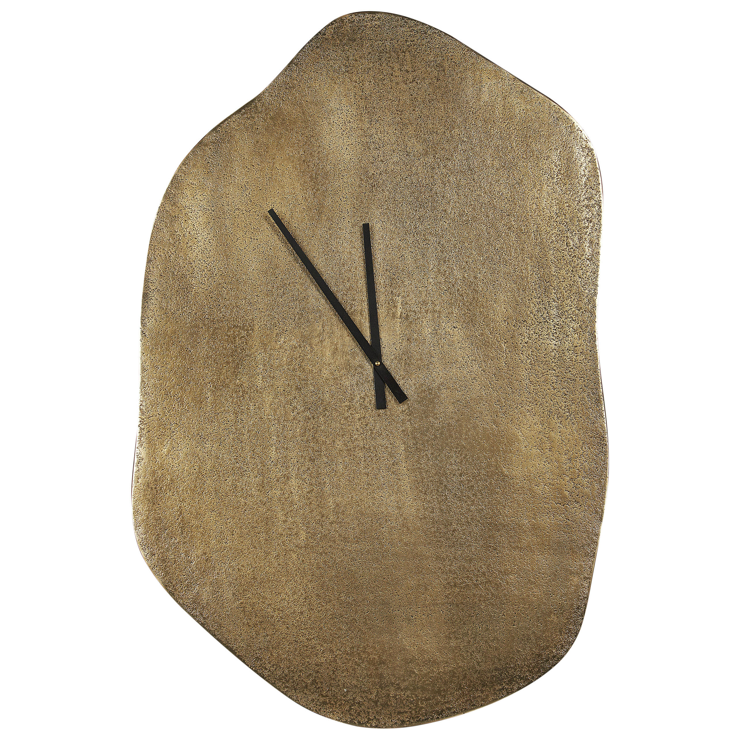 WANDUHR Aluminium messing Ganges - Messingfarben, Metall (50/78/3cm) - Beliani