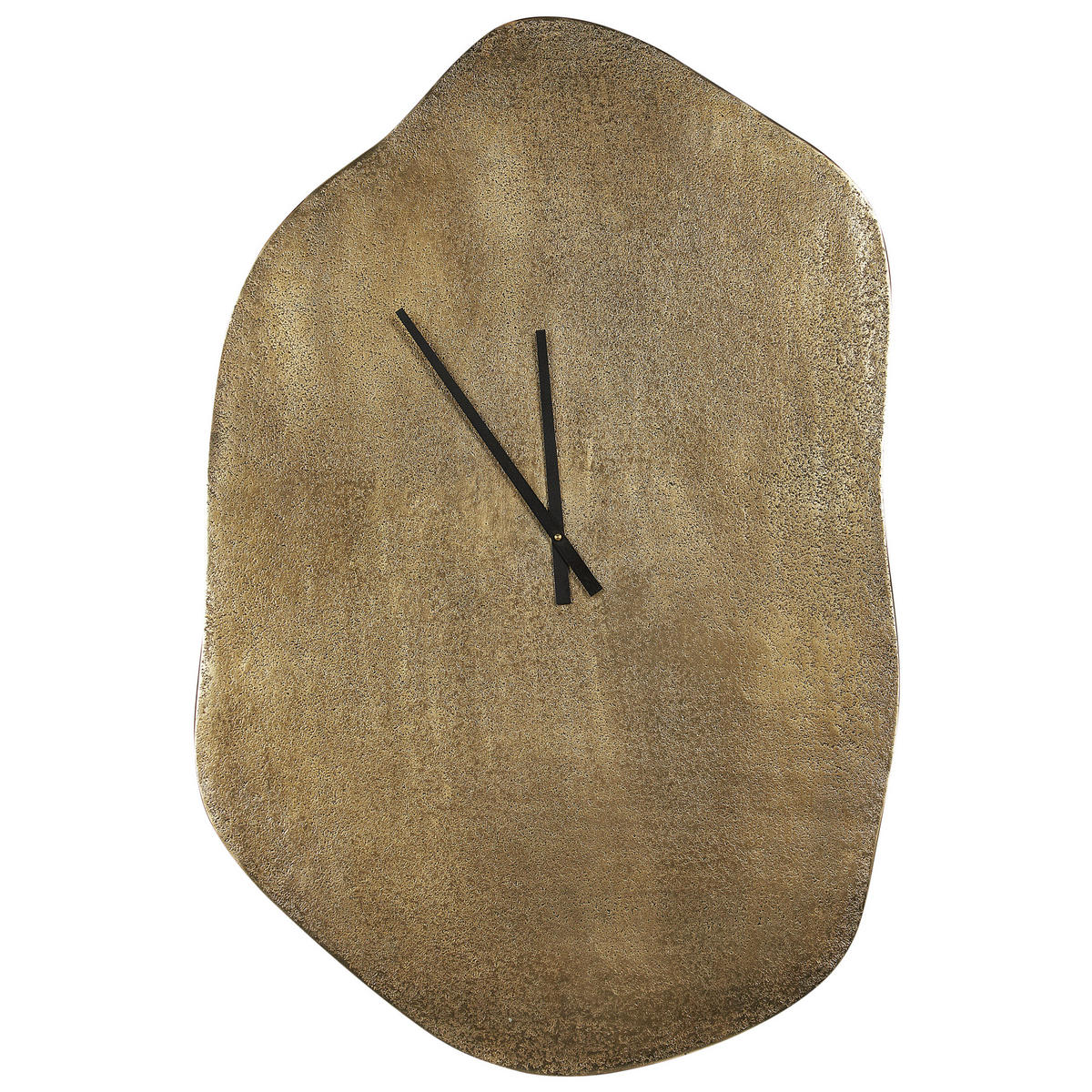 WANDUHR Aluminium messing Ganges - Messingfarben, Metall (50/78/3cm) - Beliani