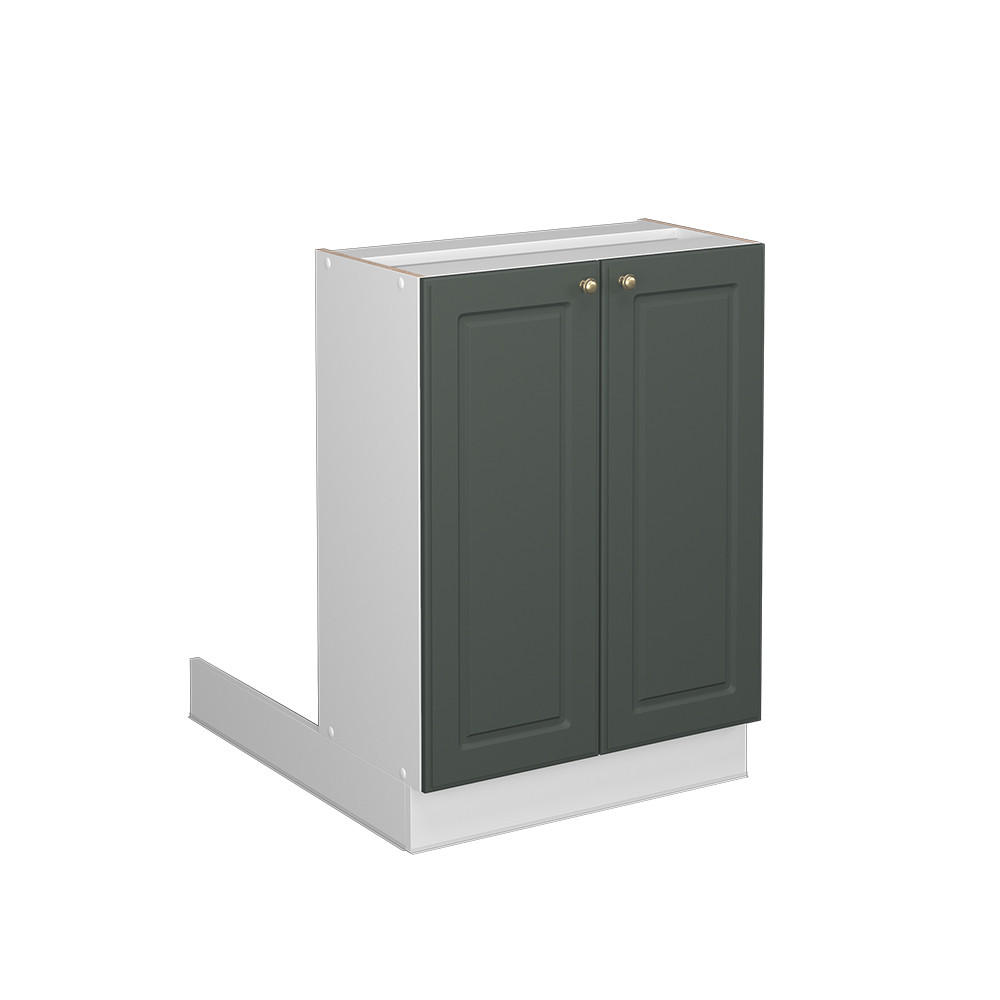 INSULA DE BUCĂTĂRIE Fame-Line Casă de țară verde și aurie 60 cm fara blat