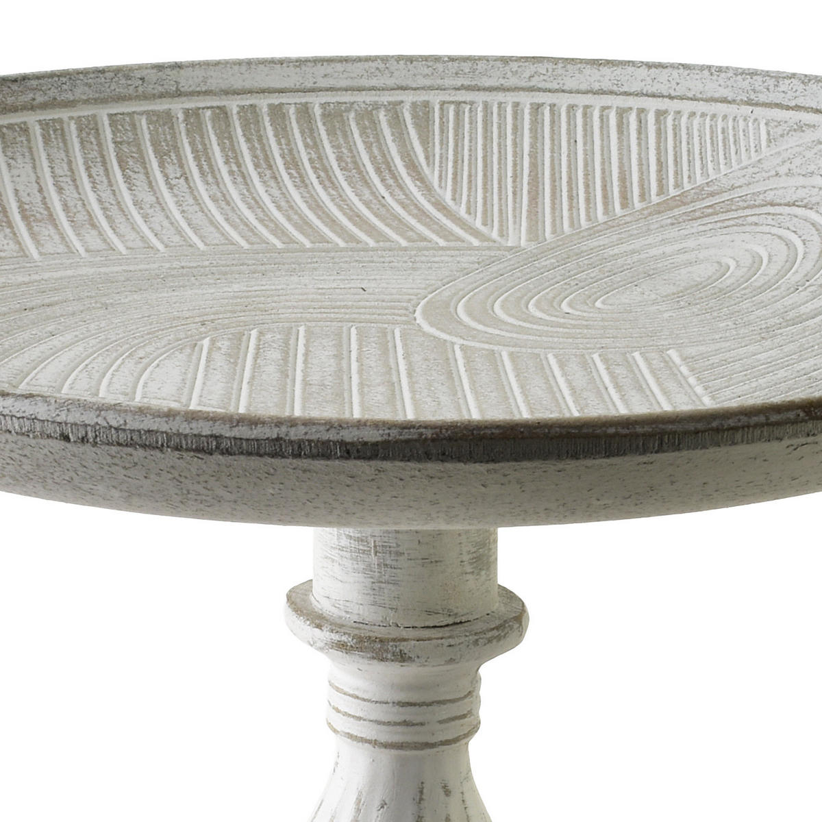 DEKOSCHALE Daz Natur 29/29/23 cm Holz - Weiß, Holz (29/23cm) - Mondex