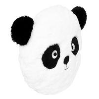 KISSEN mit Ohren Panda 27/27/10 cm - Weiß, Textil (27/27cm) - Atmosphera for kids