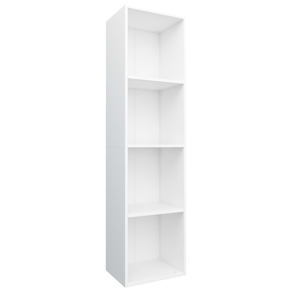 vidaXL Bücherregal Weiß 36x143x30 cm