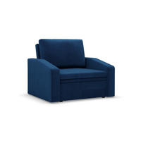 LOUNGESESSEL ORBIT, 80 CM, Dunkelblau - Blau, Textil (108/80/87cm)