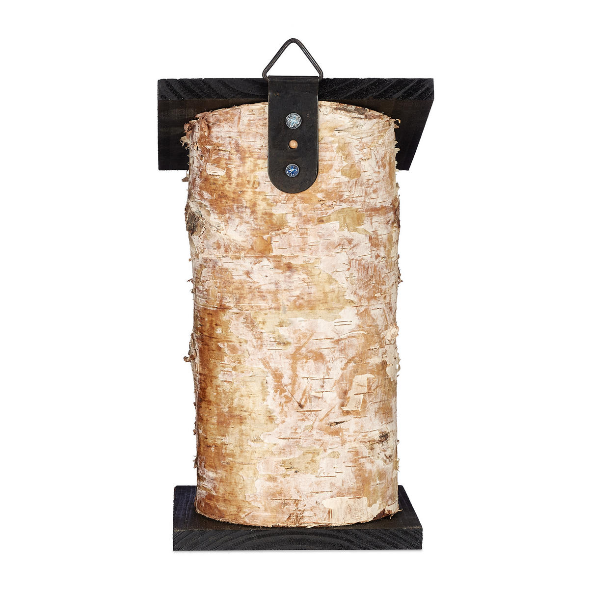 MARIENKÄFERHAUS - Hellbraun, Holz (12/20.5/12cm) - Relaxdays