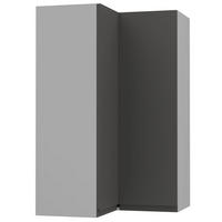 ECKHÄNGESCHRANK Avellino W14/60 Grau / Graphit Acryl Matt 60 / 60 / 96cm - Graphitfarben/Grau, Holz/Holzwerkstoff (60/96/60cm) - Feldmann-Wohnen