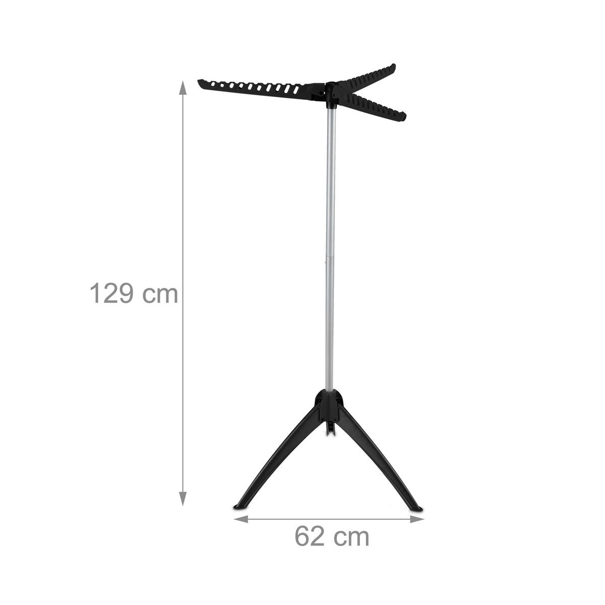 ŽEHLIACI sušiak - viacfarebná, kov/plast (62/129/62cm) - Relaxdays