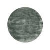 VISKOSETEPPICH rund Nela Hellgrün ø 120 cm rund - Hellgrün, Textil (120/120cm) - benuta Pure