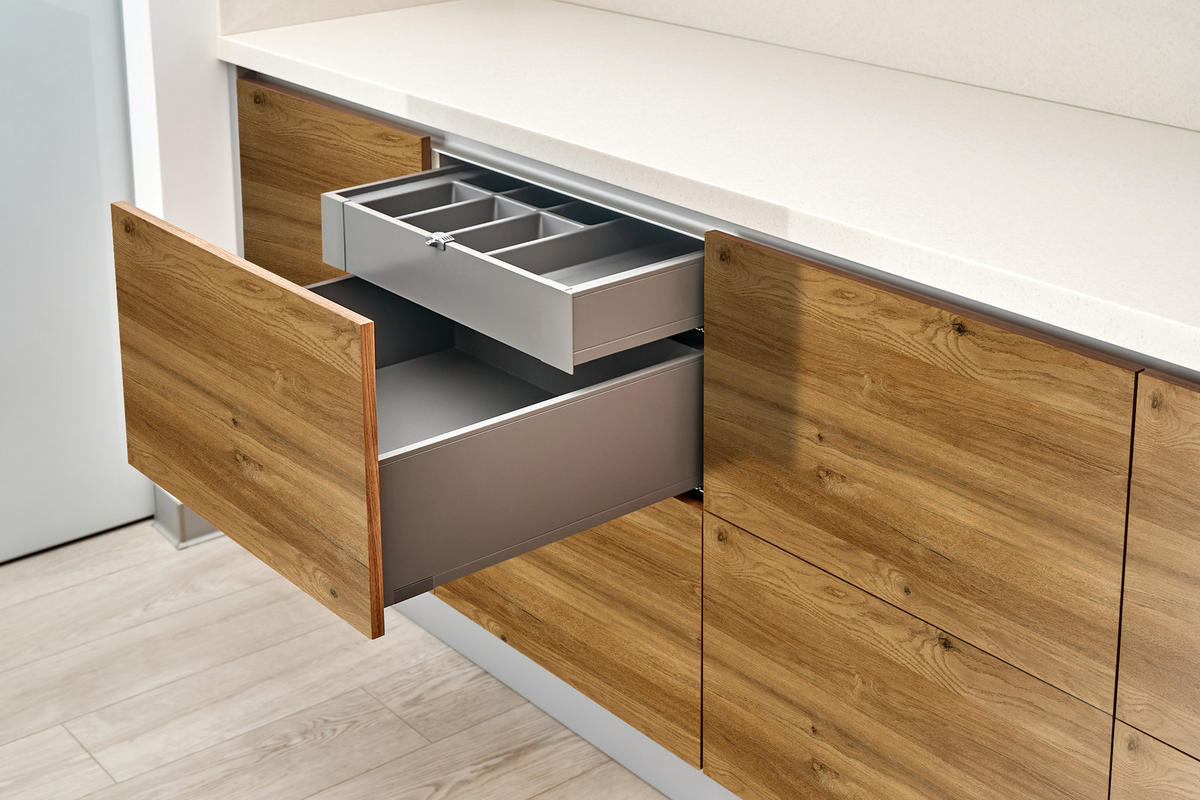 MÖBLAUFKLEBER 100x50 cm eichenfarbe - Eichefarben, Kunststoff (100/50/0.1cm) - Wallfluent