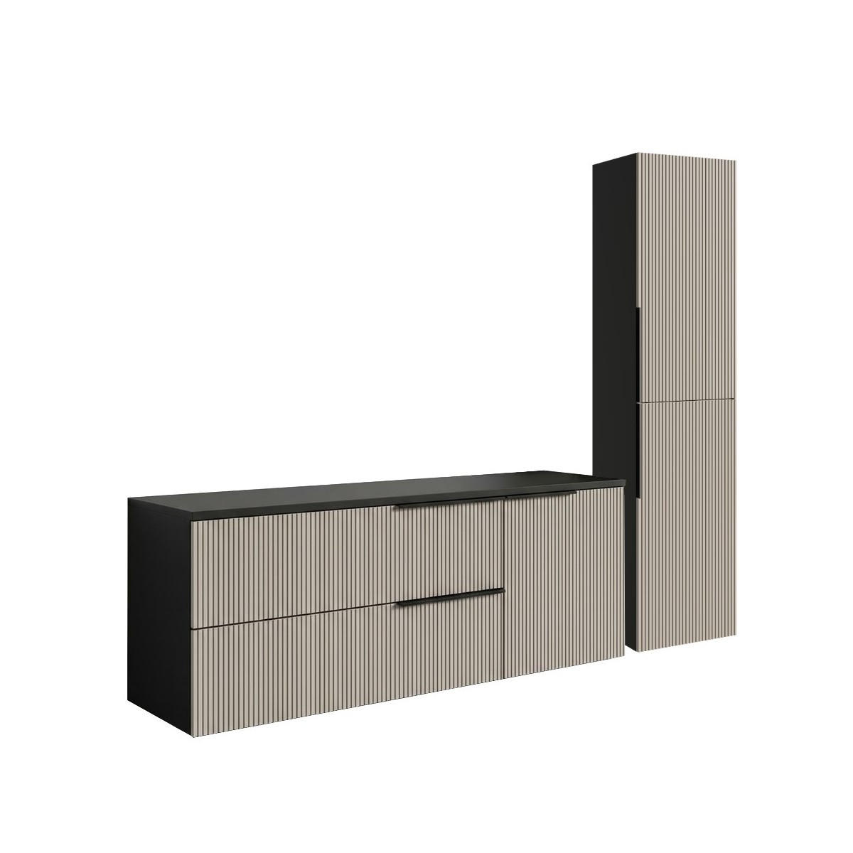 mzm24 Badmöbel-Set Kaschmir 200x150x45 cm