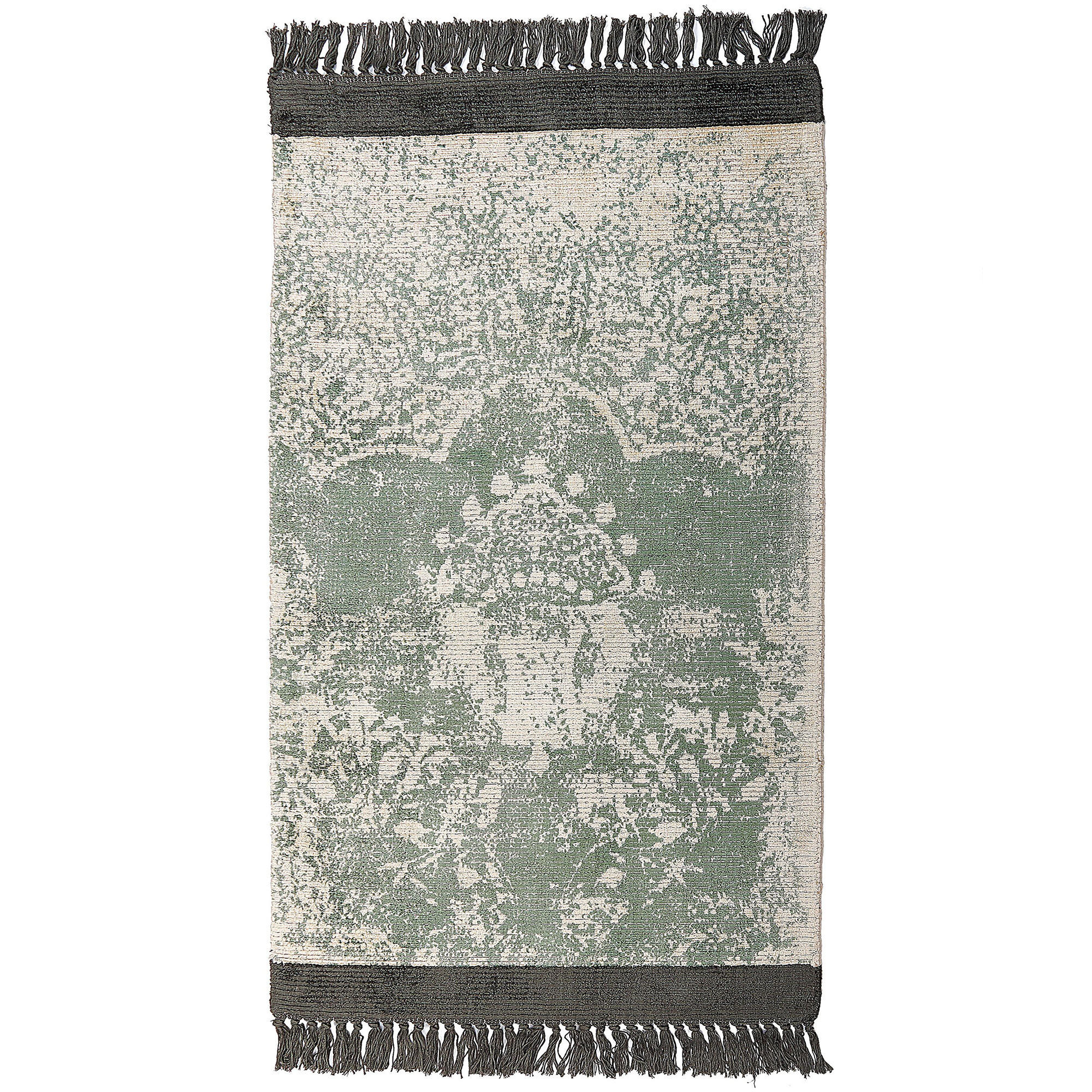 KURZFLOR-TEPPICH Akarsu 150/80 cm - Grün, Naturmaterialien (80/150cm) - Beliani